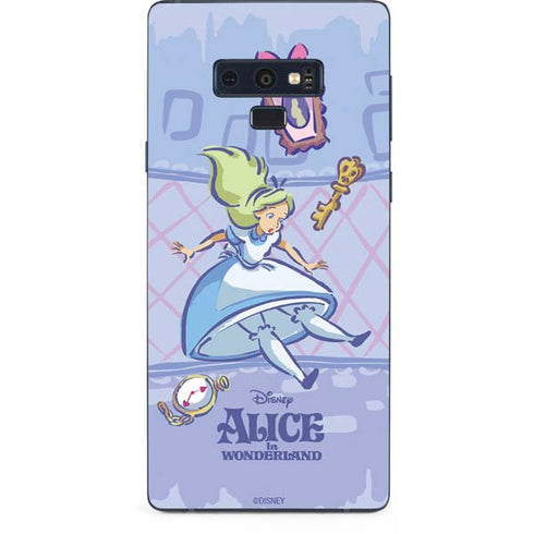 Disney Alice in Wonderland Falling down the Rabbit Hole Galaxy Note 9 Skin