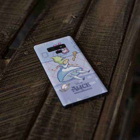 Disney Alice in Wonderland Falling down the Rabbit Hole Galaxy Note 9 Skin