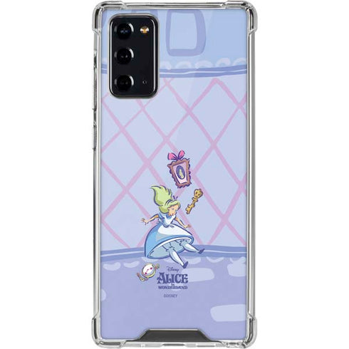 Disney Alice in Wonderland Falling down the Rabbit Hole Galaxy Note20 5G Clear Case