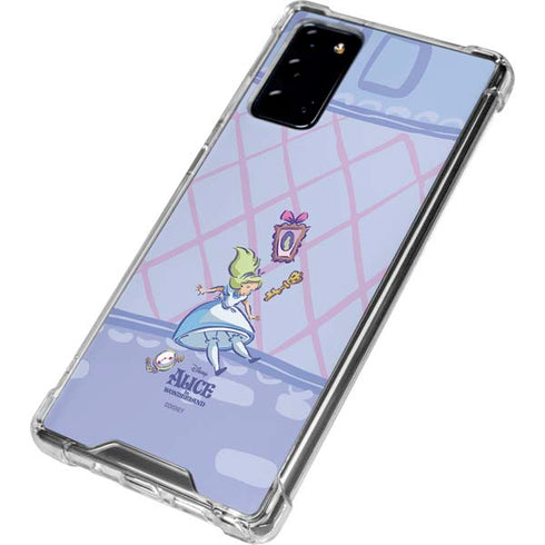 Disney Alice in Wonderland Falling down the Rabbit Hole Galaxy Note20 5G Clear Case