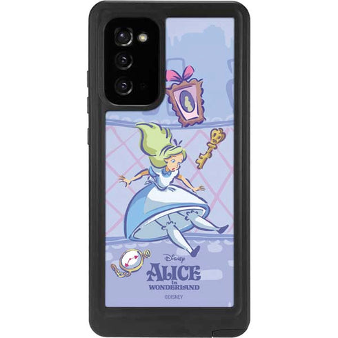 Disney Alice in Wonderland Falling down the Rabbit Hole Galaxy Note20 5G Waterproof Case