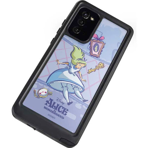 Disney Alice in Wonderland Falling down the Rabbit Hole Galaxy Note20 5G Waterproof Case