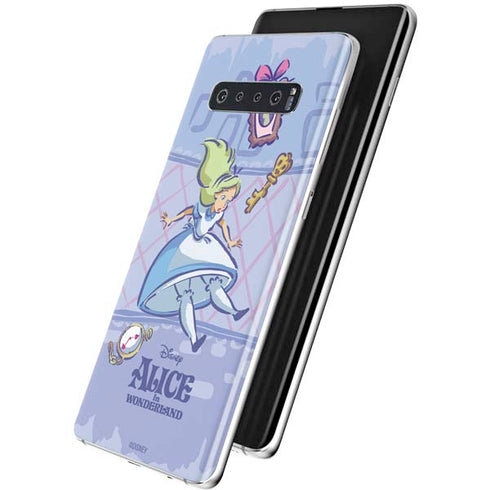 Disney Alice in Wonderland Falling down the Rabbit Hole Galaxy S10 Plus Skin
