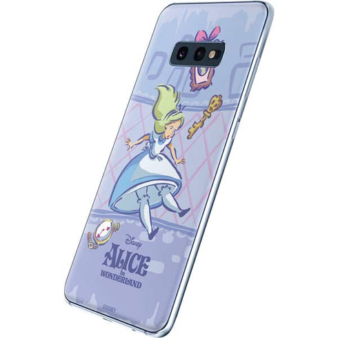 Disney Alice in Wonderland Falling down the Rabbit Hole Galaxy S10e Skin