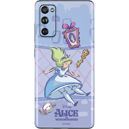 Disney Alice in Wonderland Falling down the Rabbit Hole Galaxy S20 Fan Edition Skin