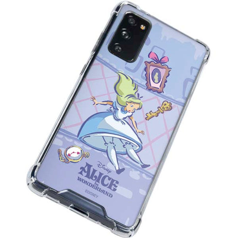 Disney Alice in Wonderland Falling down the Rabbit Hole Galaxy S20 FE Clear Case