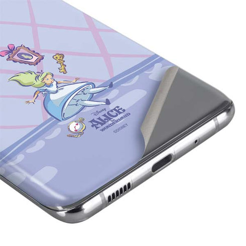 Disney Alice in Wonderland Falling down the Rabbit Hole Galaxy S20 Ultra 5G Skin