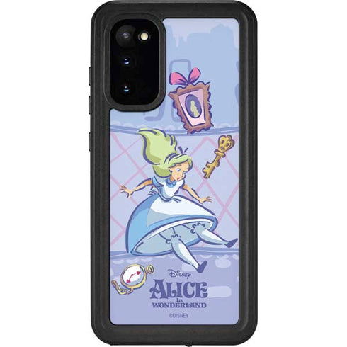Disney Alice in Wonderland Falling down the Rabbit Hole Galaxy S20 Waterproof Case