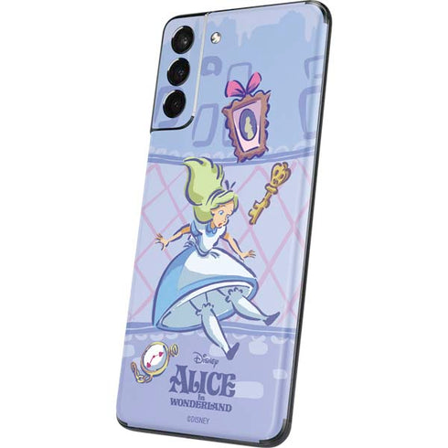 Disney Alice in Wonderland Falling down the Rabbit Hole Galaxy S21 5G Skin
