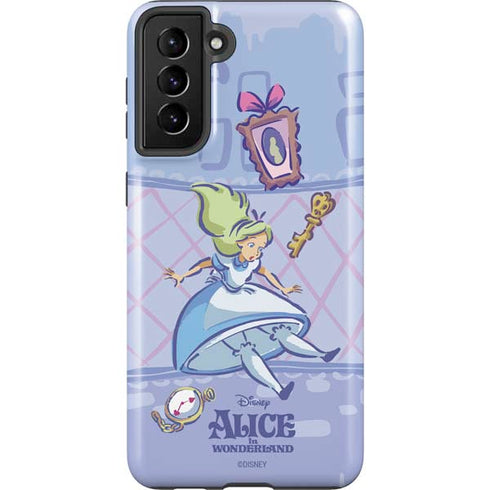 Disney Alice in Wonderland Falling down the Rabbit Hole Galaxy S21 FE Pro Case