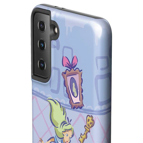 Disney Alice in Wonderland Falling down the Rabbit Hole Galaxy S21 FE Pro Case