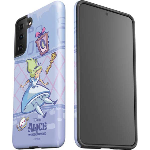 Disney Alice in Wonderland Falling down the Rabbit Hole Galaxy S21 Plus 5G Pro Case