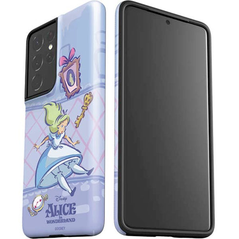 Disney Alice in Wonderland Falling down the Rabbit Hole Galaxy S21 Ultra 5G Pro Case