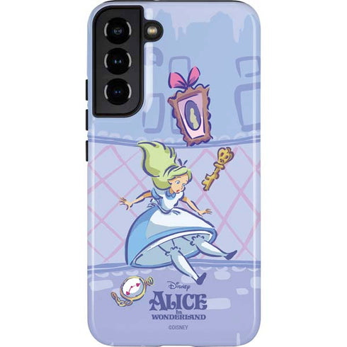Disney Alice in Wonderland Falling down the Rabbit Hole Galaxy S22 Plus Pro Case