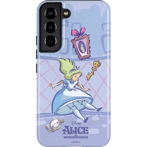 Disney Alice in Wonderland Falling down the Rabbit Hole Galaxy S22 Pro Case