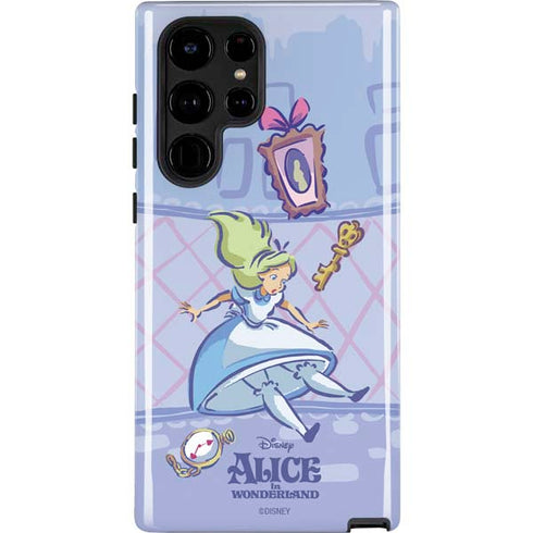 Disney Alice in Wonderland Falling down the Rabbit Hole Galaxy S22 Ultra Pro Case