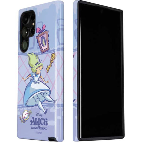 Disney Alice in Wonderland Falling down the Rabbit Hole Galaxy S22 Ultra Pro Case