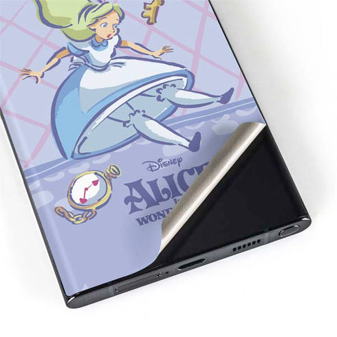 Disney Alice in Wonderland Falling down the Rabbit Hole Galaxy S22 Ultra Skin