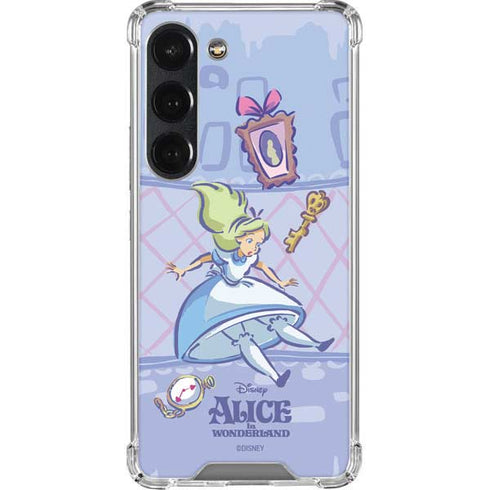 Disney Alice in Wonderland Falling down the Rabbit Hole Galaxy S23 Clear Case