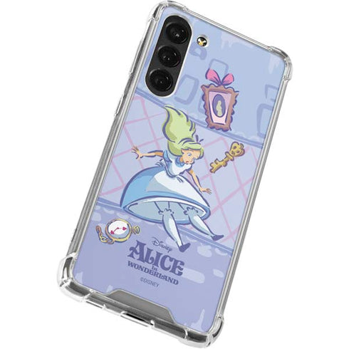 Disney Alice in Wonderland Falling down the Rabbit Hole Galaxy S23 Plus Clear Case