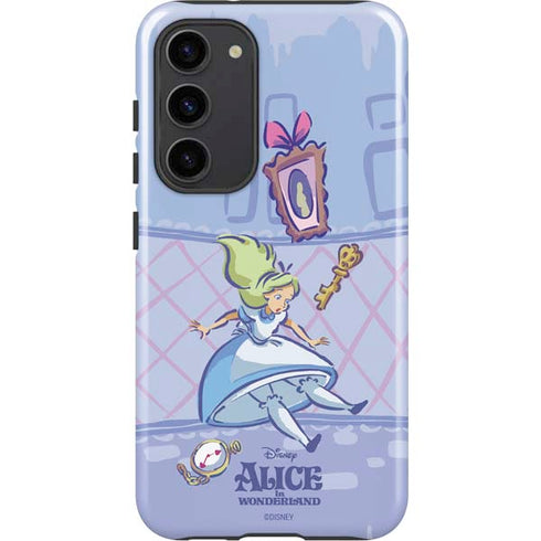 Disney Alice in Wonderland Falling down the Rabbit Hole Galaxy S23 Plus Pro Case