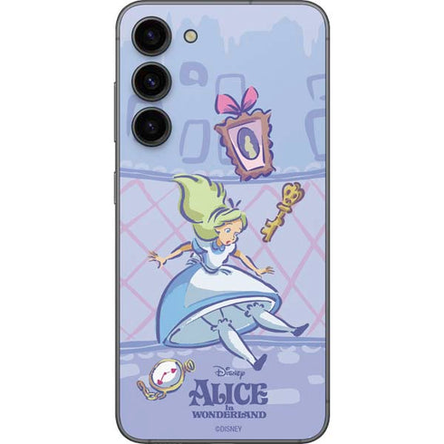 Disney Alice in Wonderland Falling down the Rabbit Hole Galaxy S23 Plus Skin