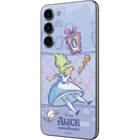 Disney Alice in Wonderland Falling down the Rabbit Hole Galaxy S23 Plus Skin