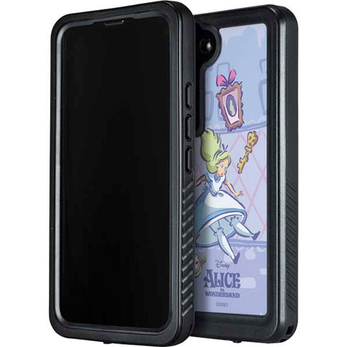 Disney Alice in Wonderland Falling down the Rabbit Hole Galaxy S23 Plus Waterproof Case