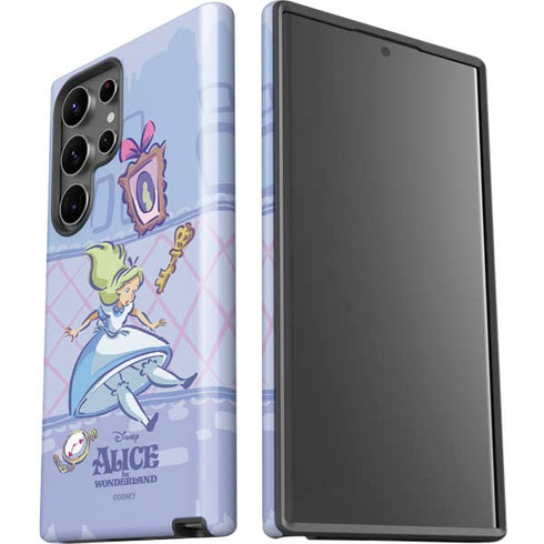 Disney Alice in Wonderland Falling down the Rabbit Hole Galaxy S23 Ultra Pro Case