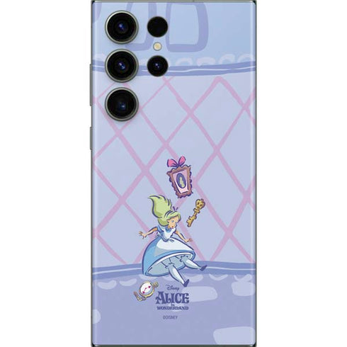 Disney Alice in Wonderland Falling down the Rabbit Hole Galaxy S23 Ultra Skin
