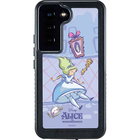 Disney Alice in Wonderland Falling down the Rabbit Hole Galaxy S23 Waterproof Case