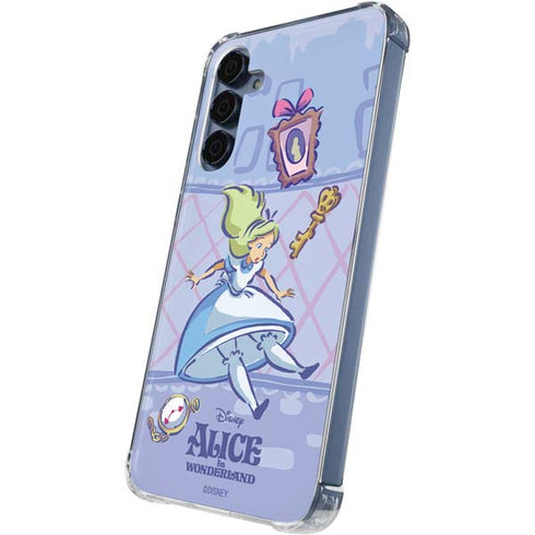 Disney Alice in Wonderland Falling down the Rabbit Hole Galaxy S24 Clear Case