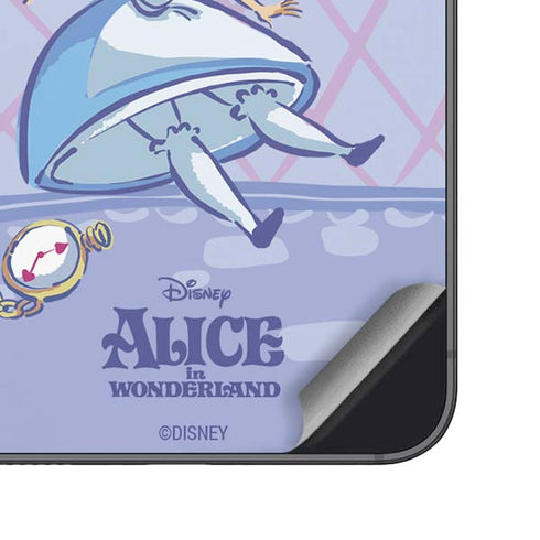 Disney Alice in Wonderland Falling down the Rabbit Hole Galaxy S25 Plus Skin