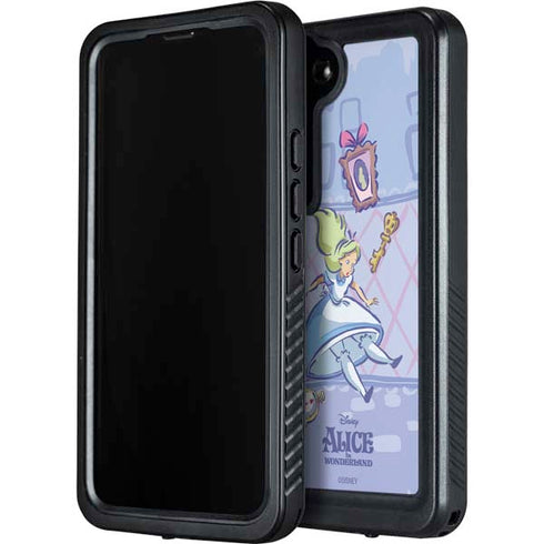 Disney Alice in Wonderland Falling down the Rabbit Hole Galaxy S24 Plus Waterproof Case
