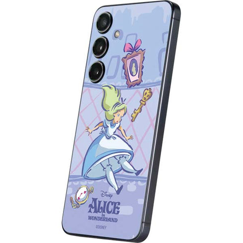 Disney Alice in Wonderland Falling down the Rabbit Hole Galaxy S25 Skin