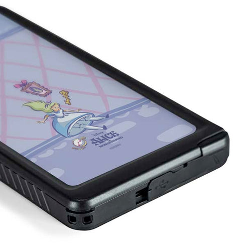 Disney Alice in Wonderland Falling down the Rabbit Hole Galaxy S24 Ultra Waterproof Case