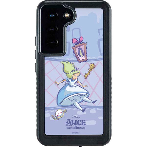 Disney Alice in Wonderland Falling down the Rabbit Hole Galaxy S24 Waterproof Case