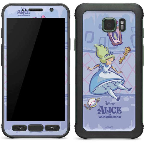 Disney Alice in Wonderland Falling down the Rabbit Hole Galaxy S7 Active Skin