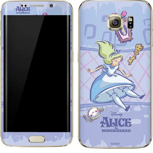 Disney Alice in Wonderland Falling down the Rabbit Hole Galaxy S7 Edge Skin