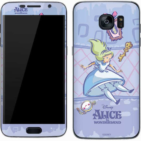 Disney Alice in Wonderland Falling down the Rabbit Hole Galaxy S7 Skin