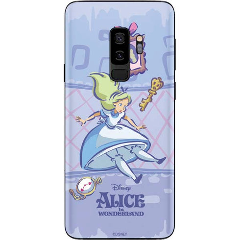 Disney Alice in Wonderland Falling down the Rabbit Hole Galaxy S9 Plus Skin