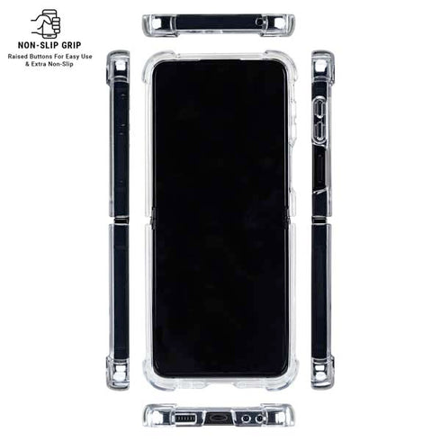 Disney Alice in Wonderland Falling down the Rabbit Hole Galaxy Z Flip6 Clear Case