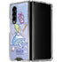 Disney Alice in Wonderland Falling down the Rabbit Hole Galaxy Z Fold4 5G Clear Case