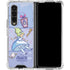 Disney Alice in Wonderland Falling down the Rabbit Hole Galaxy Z Fold4 5G Clear Case