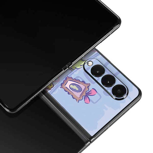 Disney Alice in Wonderland Falling down the Rabbit Hole Galaxy Z Fold4 5G Skin