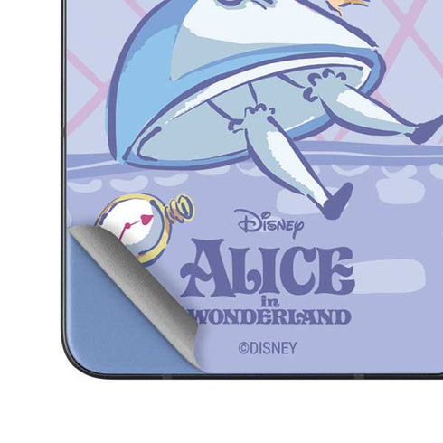 Disney Alice in Wonderland Falling down the Rabbit Hole Galaxy Z Fold5 5G Skin