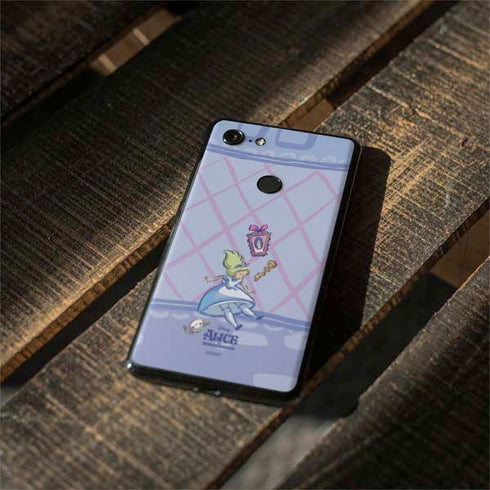 Disney Alice in Wonderland Falling down the Rabbit Hole Google Pixel 3 Skin