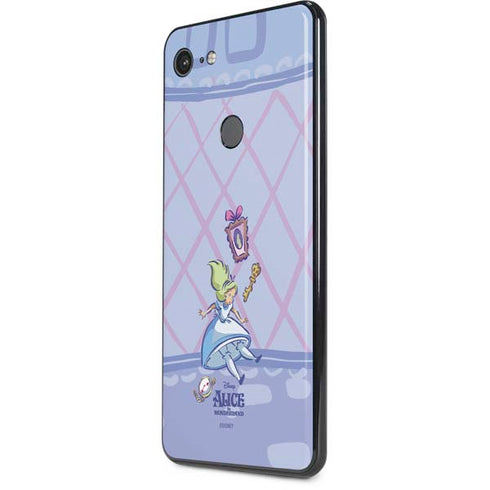 Disney Alice in Wonderland Falling down the Rabbit Hole Google Pixel 3 XL Skin