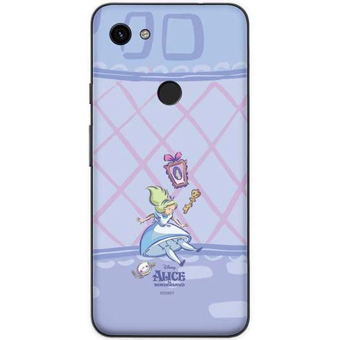 Disney Alice in Wonderland Falling down the Rabbit Hole Google Pixel 3a Skin