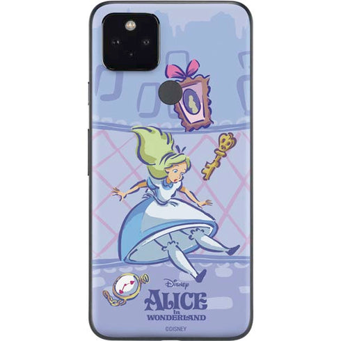 Disney Alice in Wonderland Falling down the Rabbit Hole Google Pixel 4a 5G Skin